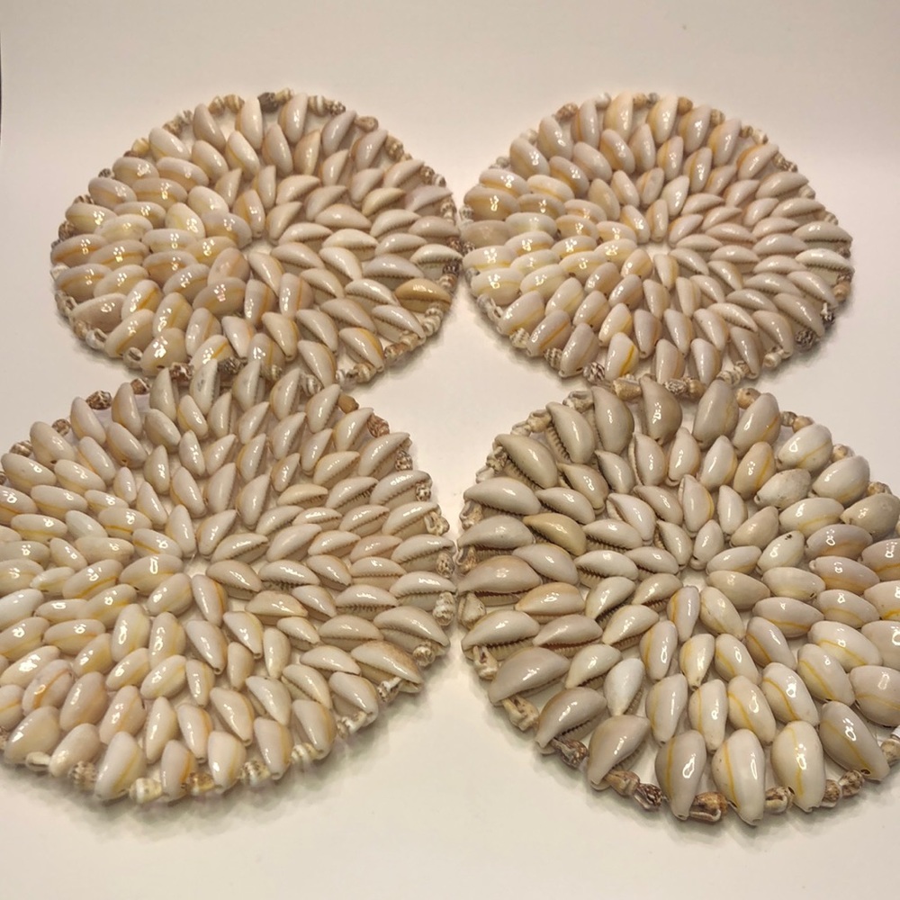 Hilo Hattie Seashell coasters